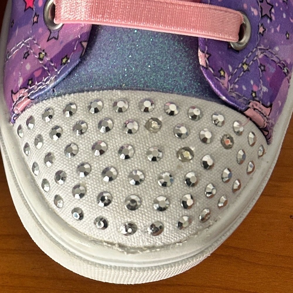 Skechers Kids' Purple Unicorn Sneakers - Picture 15 of 16